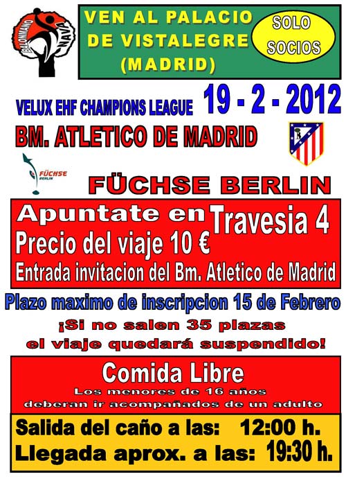 BM Atlético de Madrid - Füchse Berlín