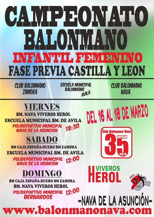 Fase previa Castilla y León - Infantil Femenino