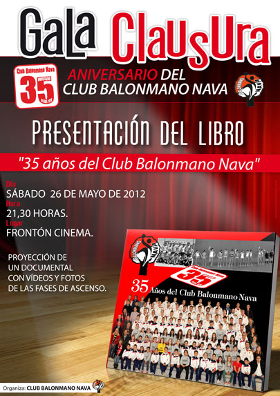 Presentación del libro "35 años del Club Balonmano Nava"
