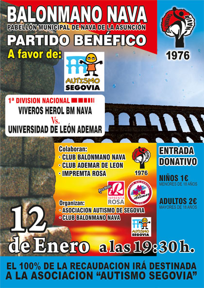 Partido benéfico a favor de Autismo Segovia