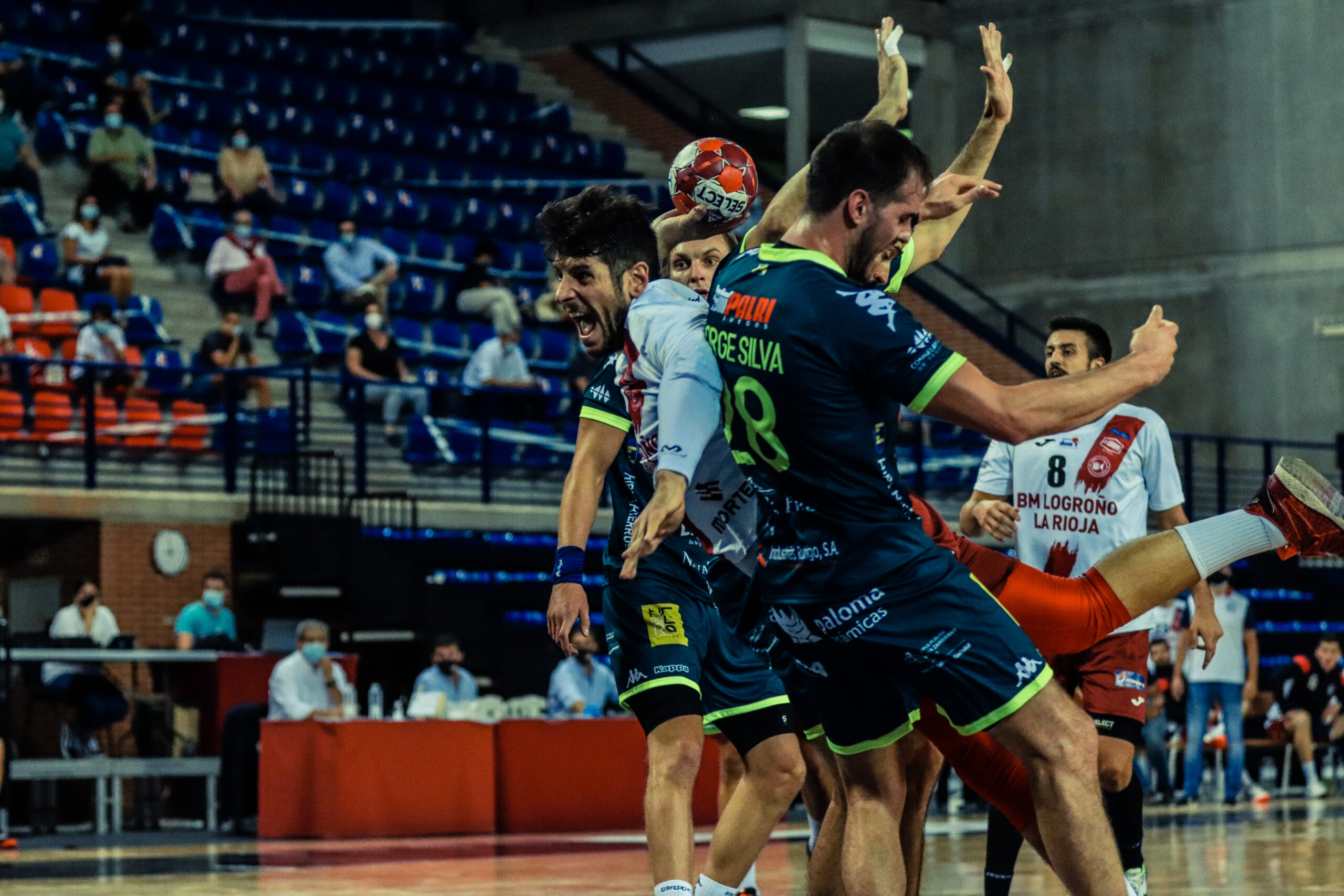 Jorge Silva vs Logroño / Foto: Noelia Quero