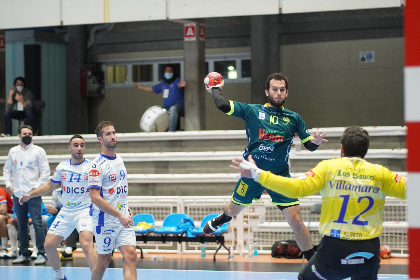 Darío Ajo lanzando a portería / Foto: Fernando Lago